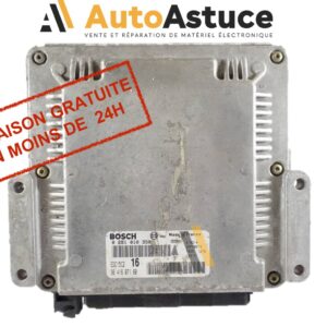 ECU Calculateur Moteur Citroen Xsara Picasso 2.0 HDI— Ref constructeur : 9641607180— Ref Fabricant: Bosch 0281010358— Type: EDC15C2— Refs Compatibles: PSA Peugeot Citroen